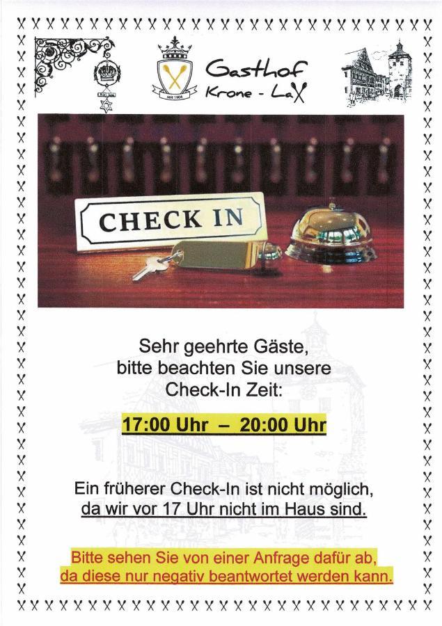Hotel-Gasthof Krone-Lax Scheinfeld 외부 사진